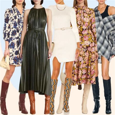 Best Boots To Wear With Dresses With Photos Ways To Style Them