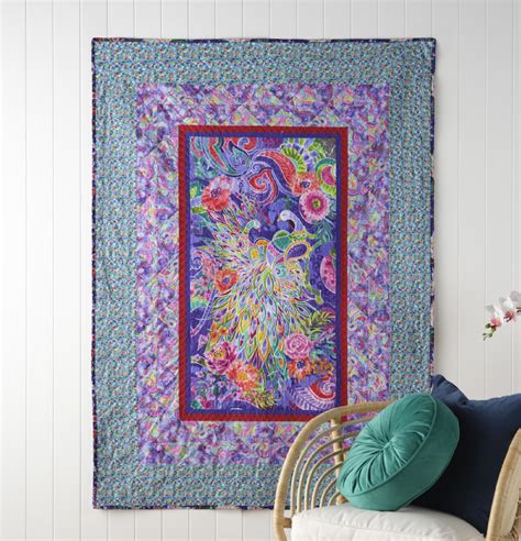 Anisa Peacock Panel Quilt Project Spotlight Australia