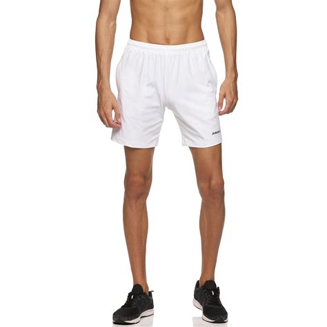 Prokick Lycra Sports Shorts For Men White Prokicksports