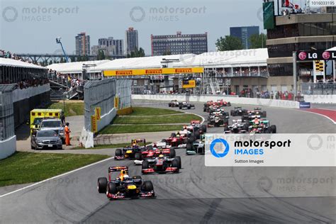 Sebastian Vettel GER Red Bull Racing RB8 Leads At The Start Of The