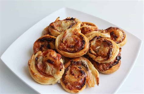 Puff Pastry Pinwheels With Bacon And Cheese Slow The Cook Down