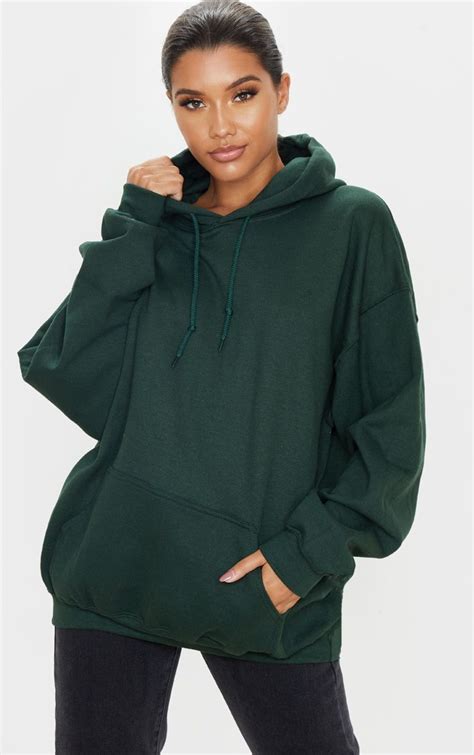 Forest Green Ultimate Oversized Hoodie Hoodies Trendy Hoodies Lace