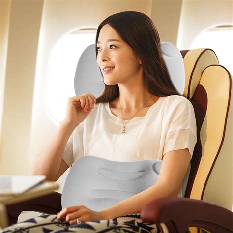 U Shaped Travel Pillow Air Inflatable Airplane Sleeping Neck Cushion