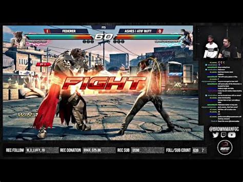 Federer Vs Atif Butt TEKKEN 7 FT5 Match YouTube