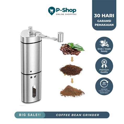 Jual Alat Penggiling Kopi Manual Coffee Bean Grinder Adjustable Ec