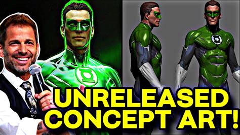 Unreleased Zack Snyder Green Lantern Concept Art Revealed Youtube