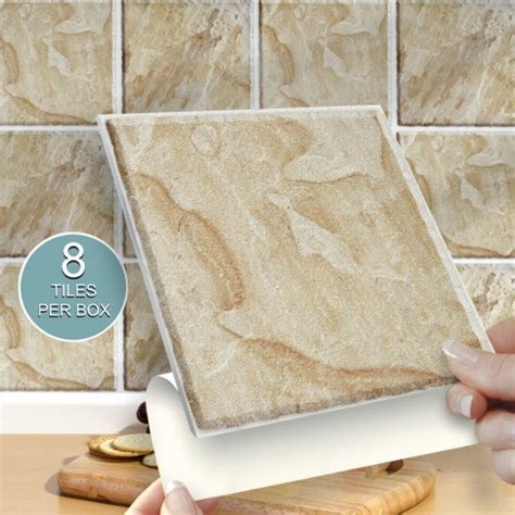 Self Adhesive Wall Tiles For Kitchens And Bathrooms DESERT STONE 6