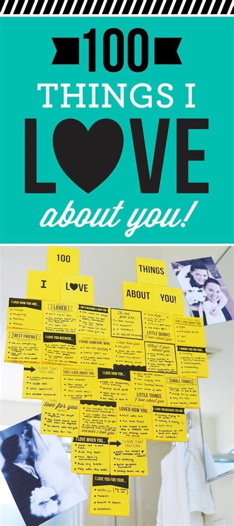 100 Reasons I Love You List Made Of Sticky Notes Sticky Notes 100