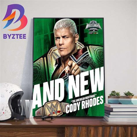 The American Nightmare Cody Rhodes And New Champion At Wwe Wrestlemania