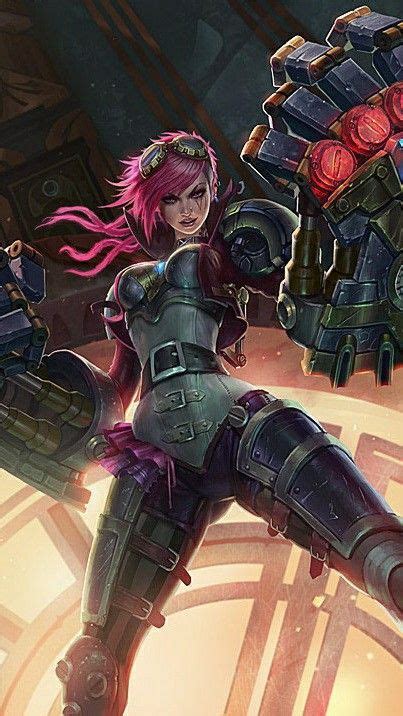 League Of Legends Vi The Piltover Enforcer Wallpaper Personagens