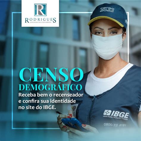 Censo Demogr Fico Receba Bem O Recenseador E Confira Sua Identidade No