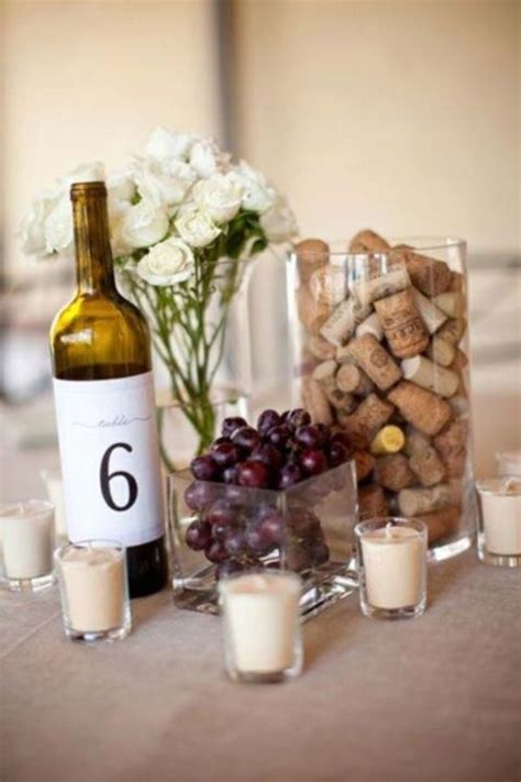 53 Vineyard Wedding Centerpieces To Get Inspired Wine Wedding Centerpieces Wedding Centerpieces