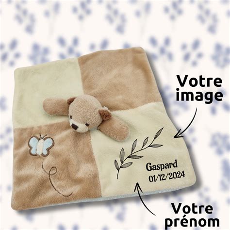 Noah Le Petit Ours Beige Doudou Personnalis