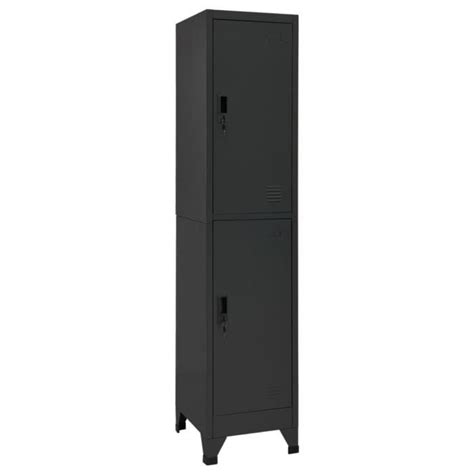 Meuble A Casier Meuble A Case Armoire Casiers Anthracite