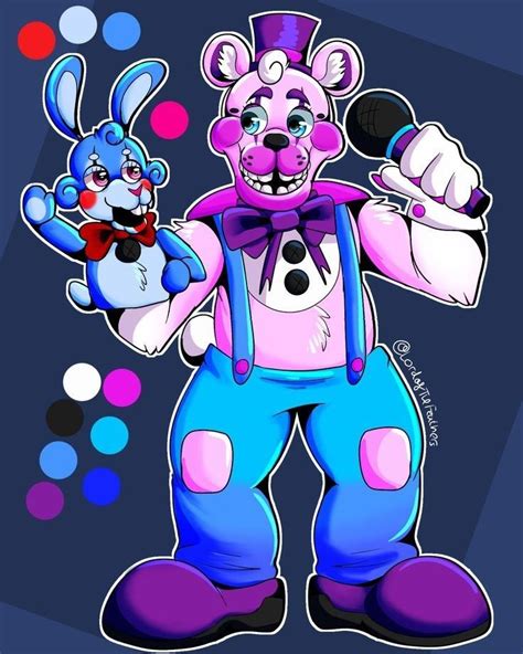 Funtime Freddy Bon Bon Fan Art In 2022 Fnaf Characters Fnaf Art