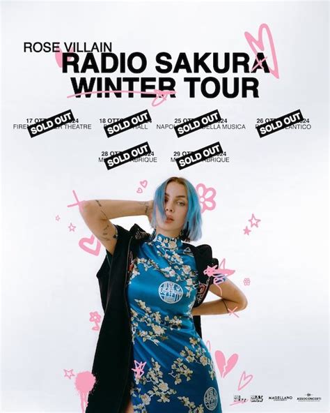 Rose Villain Al Via Il Radio Sakura Winter Tour