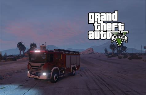 Greek Fire Truck Scania P360 - GTA5-Mods.com