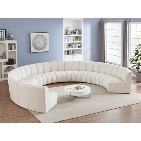 Meridian Furniture Usa Infinity Piece Upholstered Sectional