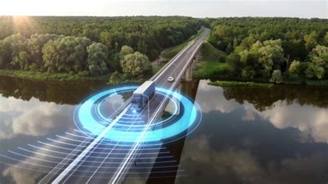 Autonomous Semitruck Trailer Controlled By Artificial Stock Footage ...