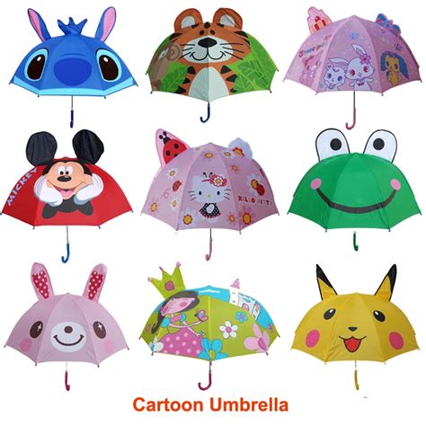 Child Kid Children Cartoon Umbrella Sun Protection Umbrella Small ...