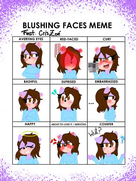 Blushing Face Meme