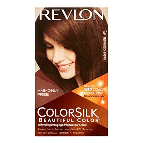 Revlon Colorsilk Hair Color Medium Rich Brown 47 1 Ea