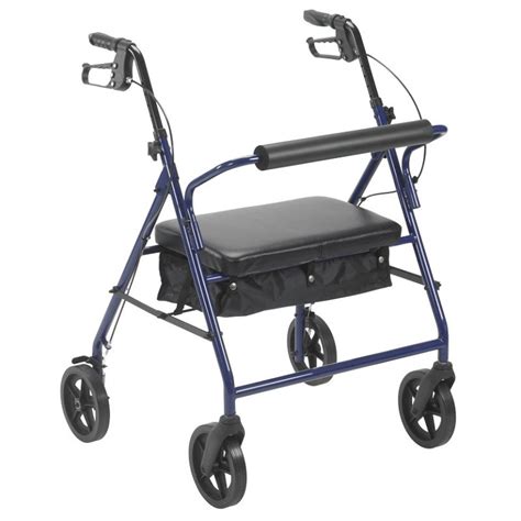 Drive Medical Bariatric Rollator with 8" Wheels