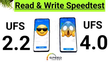 Ufs Vs Ufs Speedtest Read Write Test Youtube