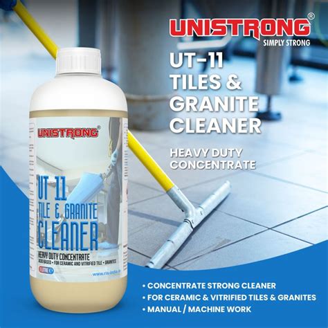 Unistrong Ut Tile Granite Cleaner Feature Gives Shining Remove