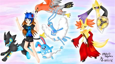 Pokemon Brick Bronze Team by Miki-Emolga on DeviantArt