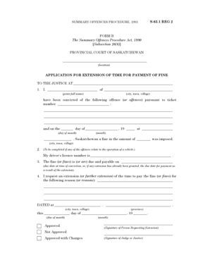 Fillable Online Qp Gov Sk S Reg Form B The Summary Offences