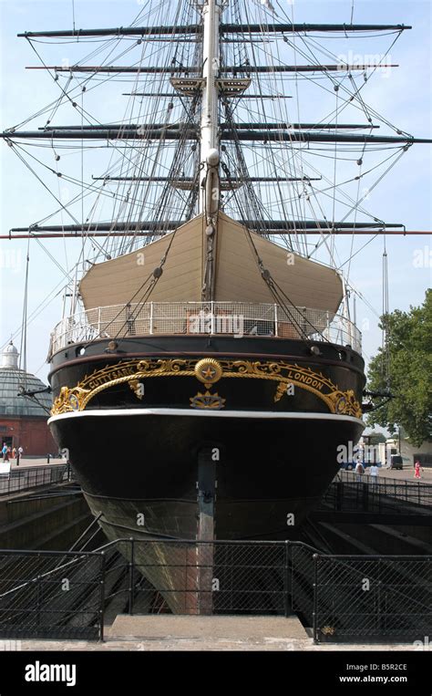 Historic Sailing Ship Cutty Sark Stock Photos And Historic Sailing Ship