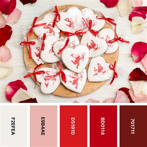 30 Valentines Day Color Palettes For Romantic Designs Color Meanings