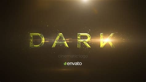 Videohive Dark Cinematic Logo 43187781 Project For After Effects