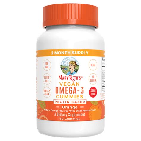 Maryruth Organics Kids Vegan Omega 3 Gummies