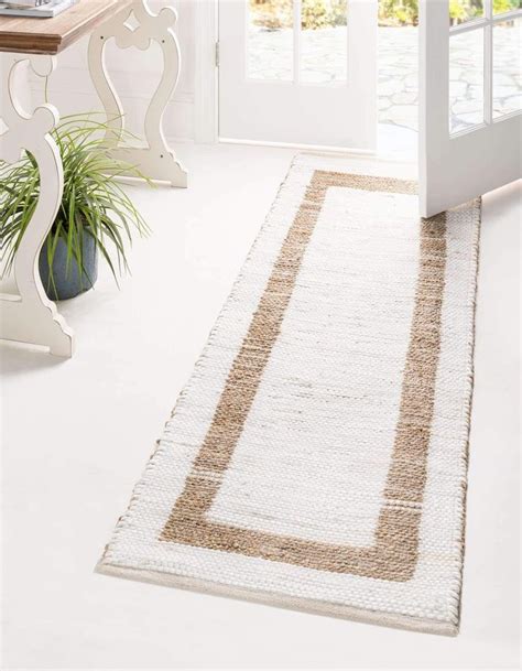 Unique Loom Chindi Jute Collection Area Rug 2 2 X 6 1 Runner