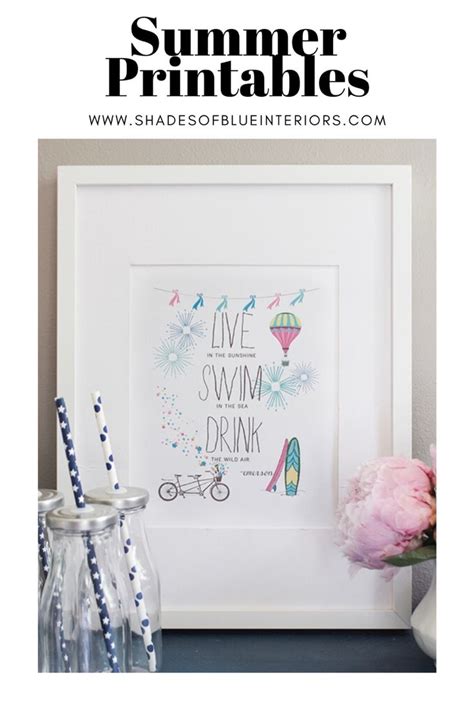 Get Ready For Summer With Free Printables