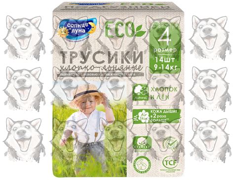 Подгузники-трусики Солнце и Луна Eco L 9-14 кг 14 шт. Купить в интернет ...