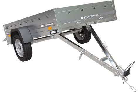 Rimorchio Per Auto Grande Unitrailer Garden Trailer Kipp New Con