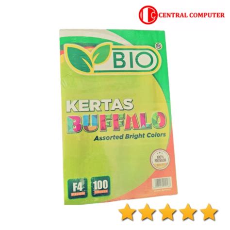 Jual Kertas Buffalo F4folio 1 Pak Bio Corak Shopee Indonesia