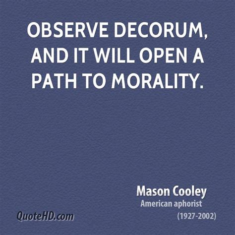Decorum Quotes. QuotesGram 