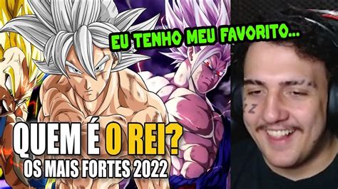 Top 11 Mais Fortes De Dragon Ball 2022 Sociedade Z React