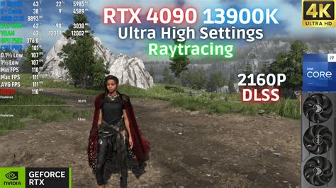 Forspoken RTX 4090 13900K 6GHz 4K 4K DLSS Ultra High Settings