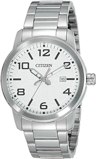 Montre Habill E Homme Quartz Citizen Wr M Bi A Acier Inoxydable