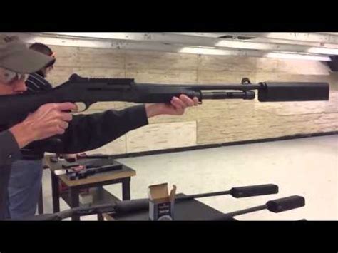 Quiet On The Set Silencerco Salvo Shotgun Suppressor Youtube