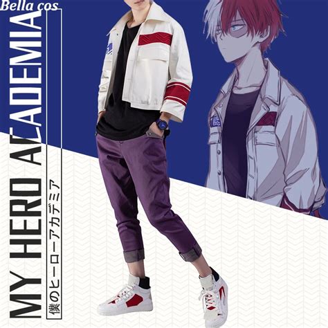 Hot Sale My Hero Academia Todoroki Shoto Cosplay Costume Fashion Daily Uniform Anime Clothes