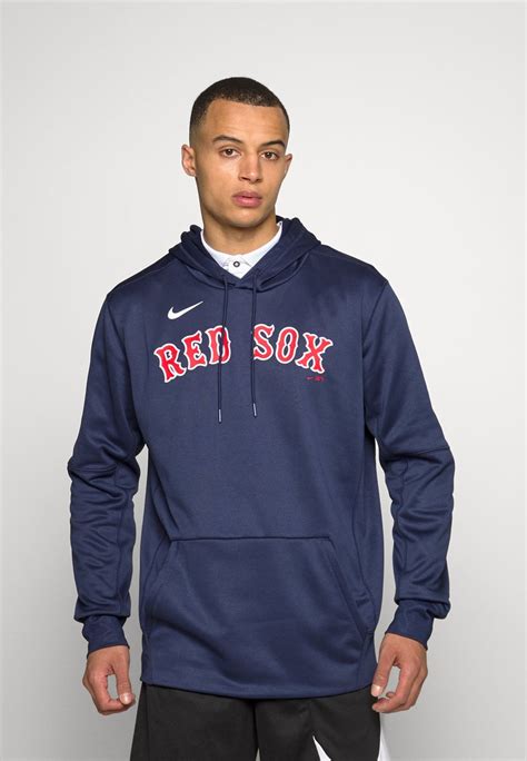 Nike Performance Mlb Boston Red Sox Wordmark Therma Club Wear Midnight Navydark Blue