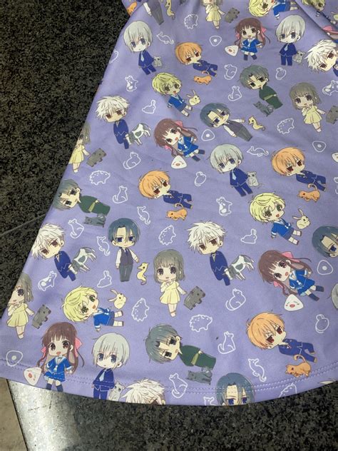 Hot Topic Fruits Basket Chibi Characters Suspender Sk Gem