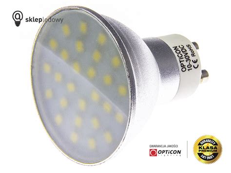 Żarówka Led Gu10 4w 27x Smd 2835 10 30v Dc 120st Biały Zimny 12v 24v