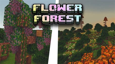 The Wild Update Minecraft 119 But Better Updated Flower Forest Biome Mod Wilder World Mod 1